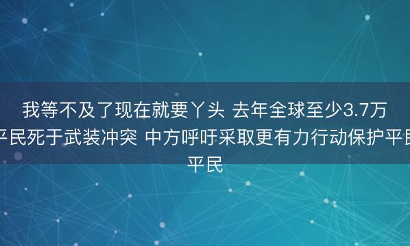 我等不及了现在就要丫头 去年全球至少3.7万平民死于武装冲突 中方呼吁采取更有力行动保护平民