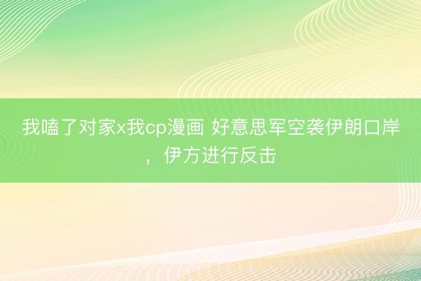 我嗑了对家x我cp漫画 好意思军空袭伊朗口岸，伊方进行反击